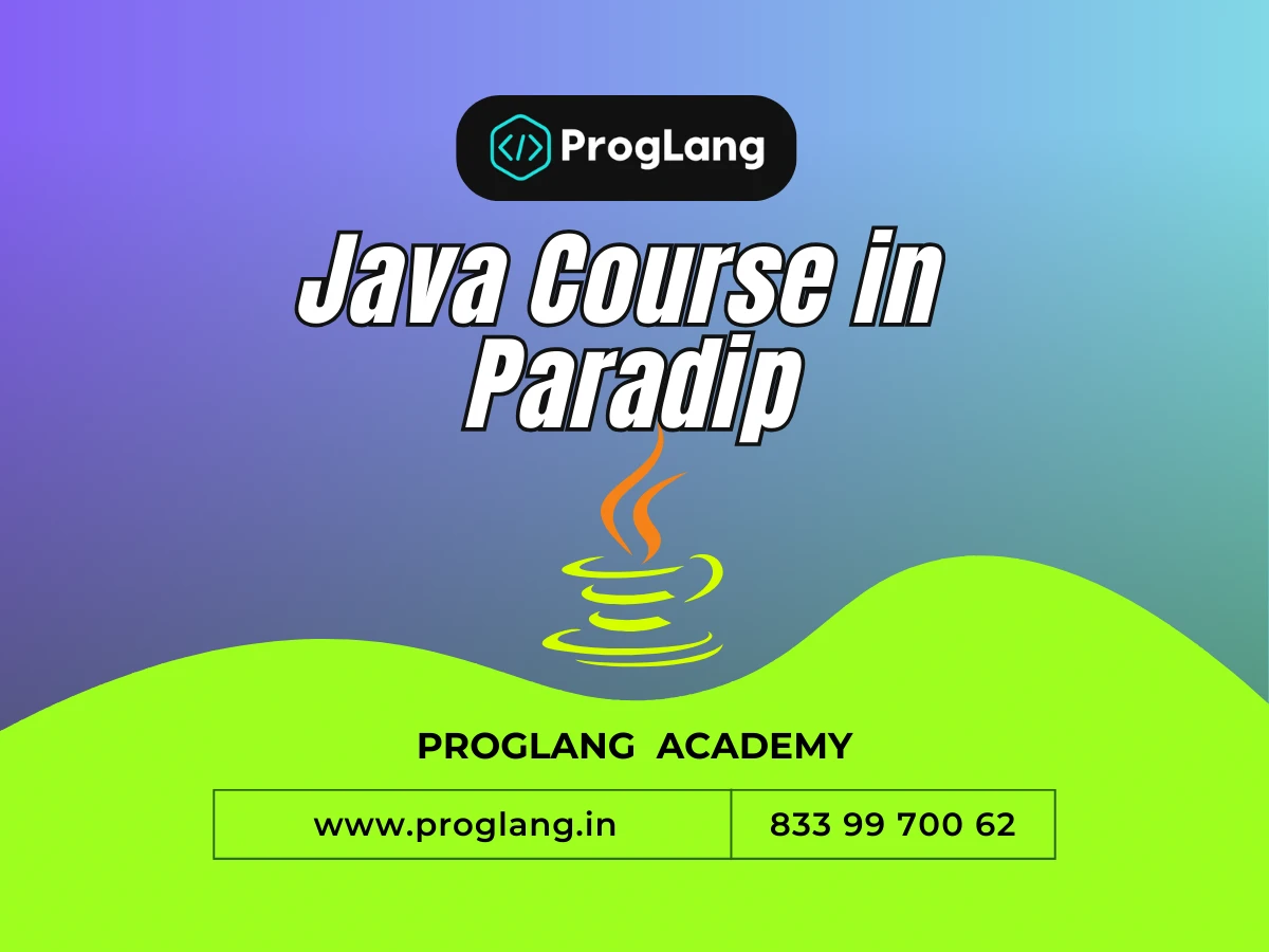 Java Course  in Paradip