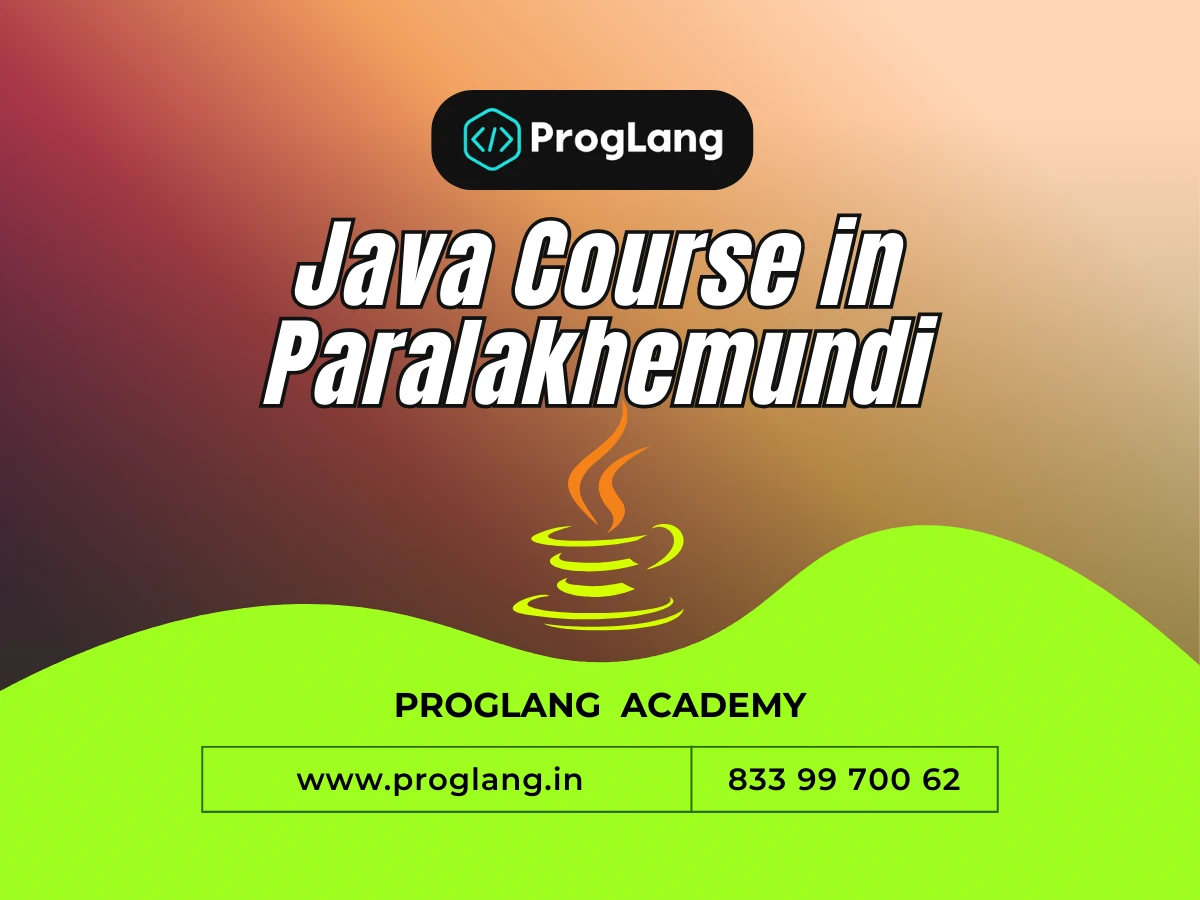 Java Course  in Paralakhemundi