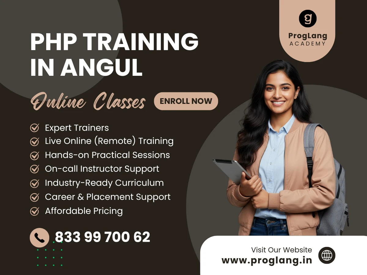 PHP Course in Angul