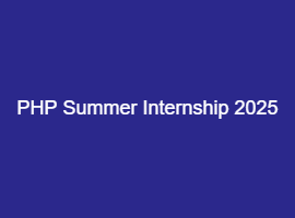 PHP summer internship 